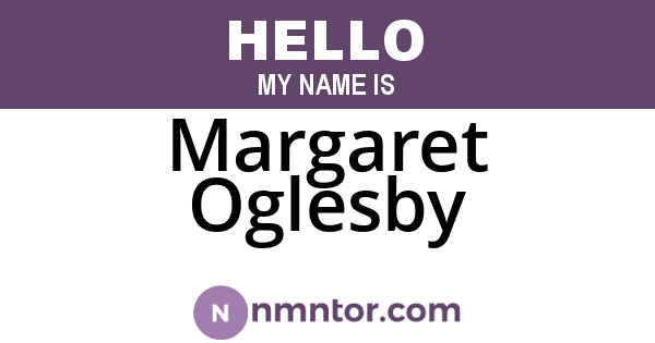 Margaret Oglesby