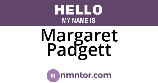 Margaret Padgett