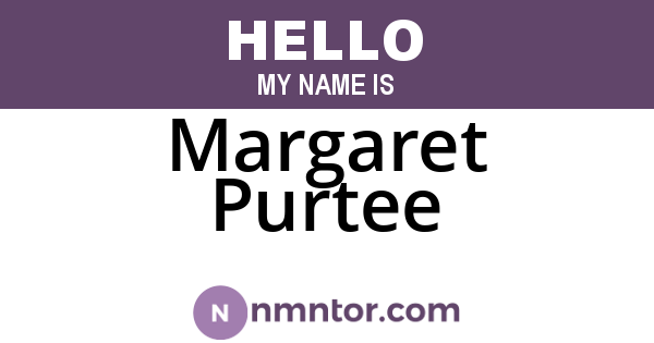Margaret Purtee