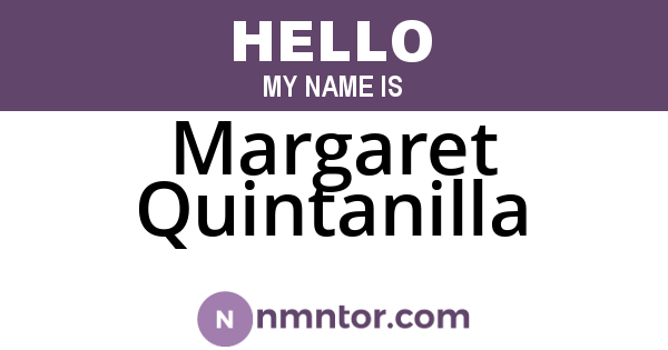 Margaret Quintanilla