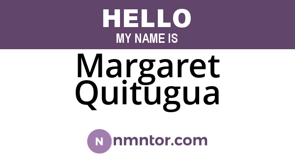 Margaret Quitugua