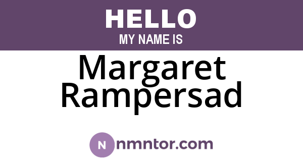 Margaret Rampersad