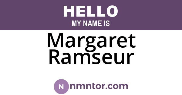 Margaret Ramseur