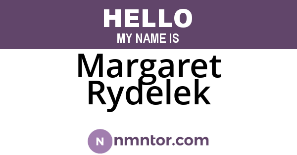 Margaret Rydelek