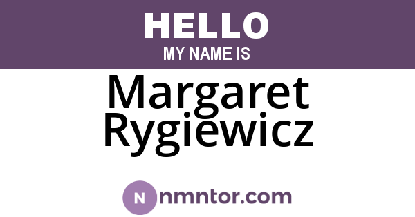 Margaret Rygiewicz