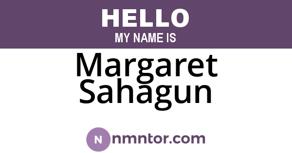 Margaret Sahagun