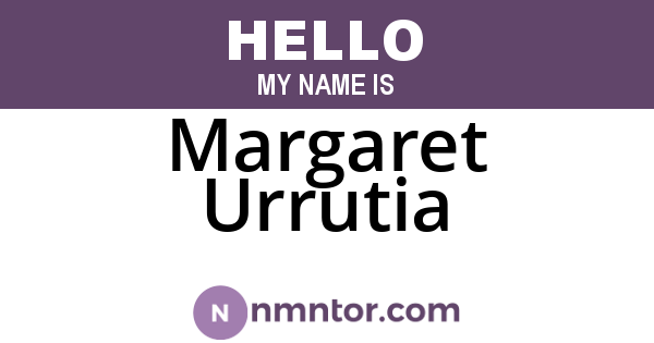 Margaret Urrutia