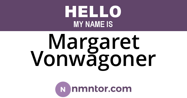 Margaret Vonwagoner