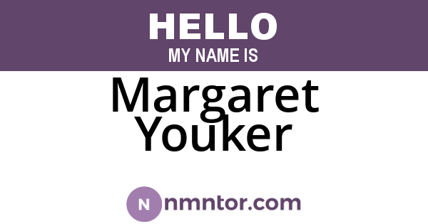 Margaret Youker