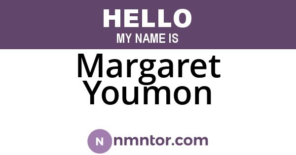Margaret Youmon
