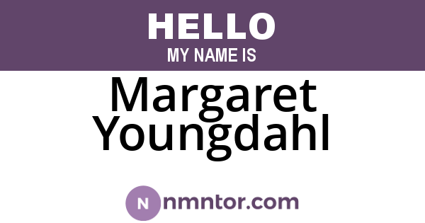 Margaret Youngdahl