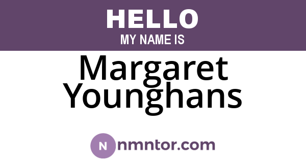 Margaret Younghans