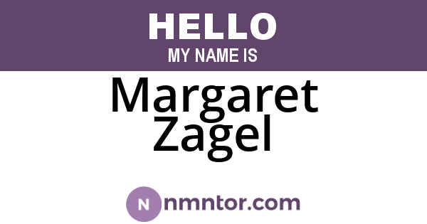 Margaret Zagel