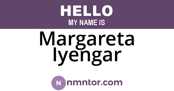 Margareta Iyengar