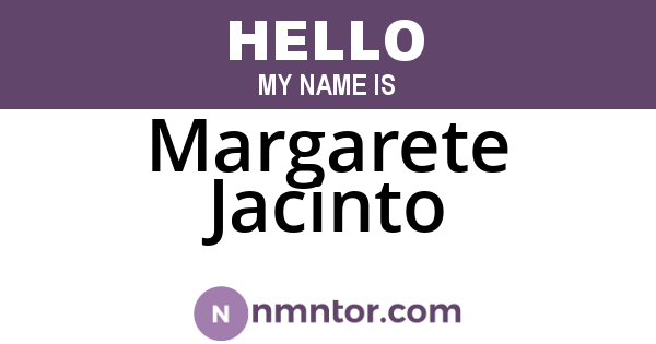 Margarete Jacinto