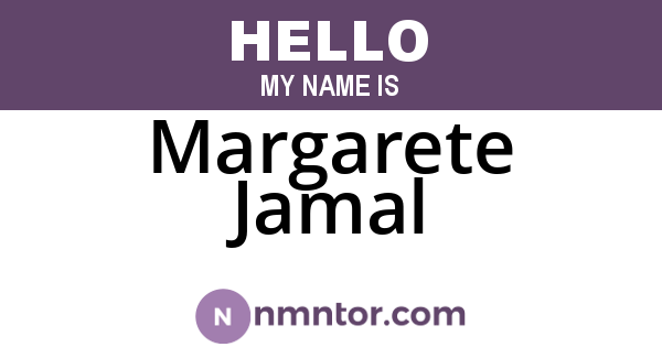 Margarete Jamal