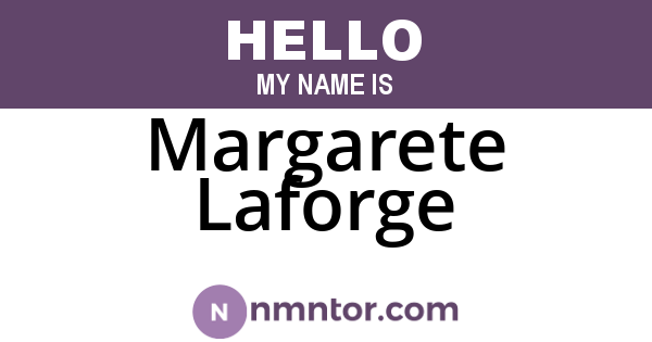 Margarete Laforge
