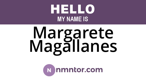 Margarete Magallanes