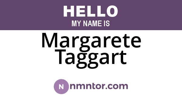 Margarete Taggart