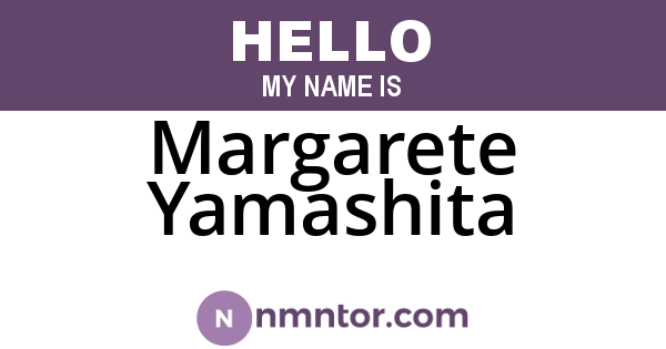Margarete Yamashita