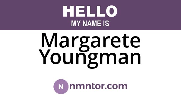 Margarete Youngman