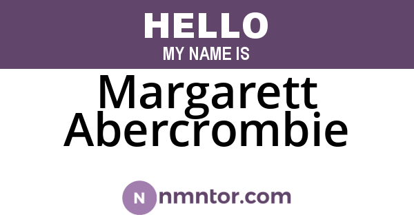 Margarett Abercrombie