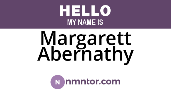Margarett Abernathy