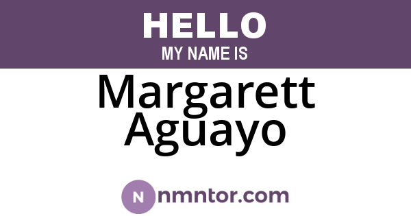 Margarett Aguayo