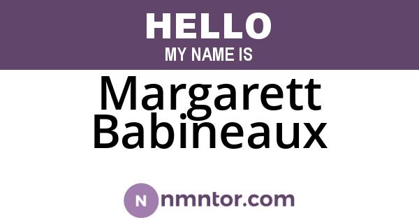 Margarett Babineaux