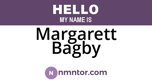Margarett Bagby