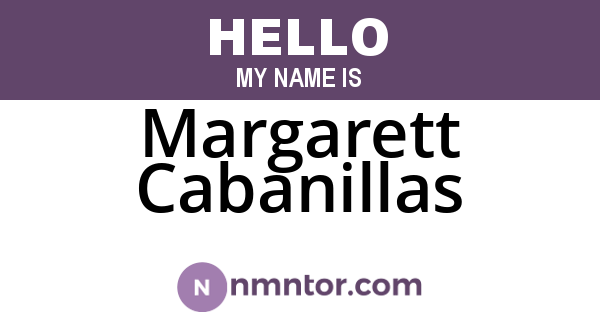 Margarett Cabanillas