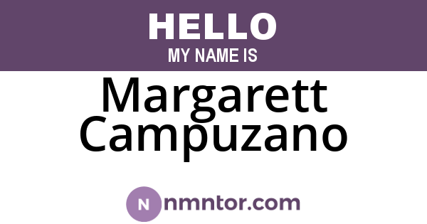 Margarett Campuzano