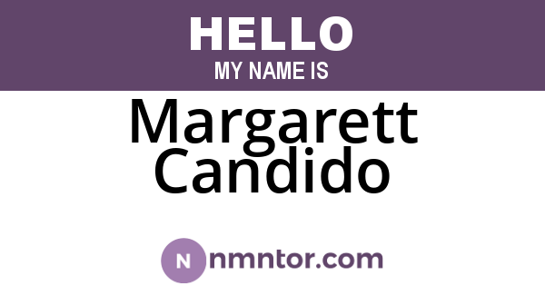 Margarett Candido