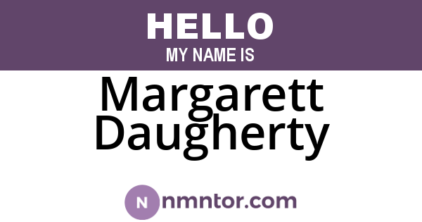 Margarett Daugherty