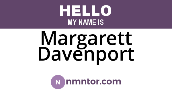 Margarett Davenport