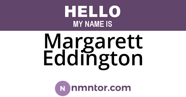 Margarett Eddington