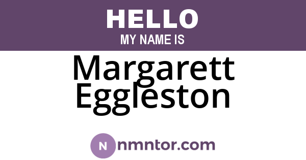 Margarett Eggleston