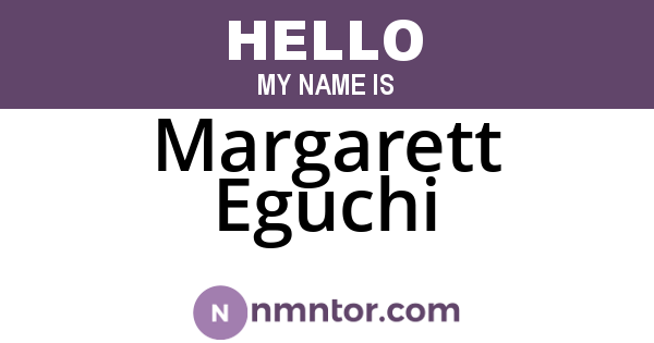 Margarett Eguchi