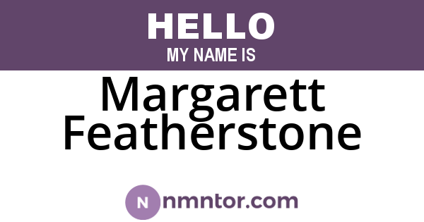 Margarett Featherstone