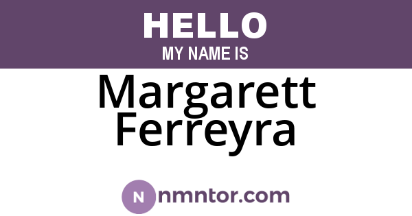 Margarett Ferreyra