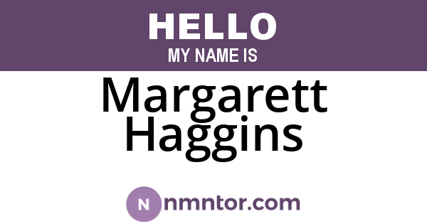 Margarett Haggins