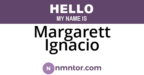 Margarett Ignacio