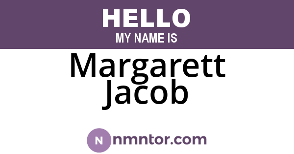 Margarett Jacob