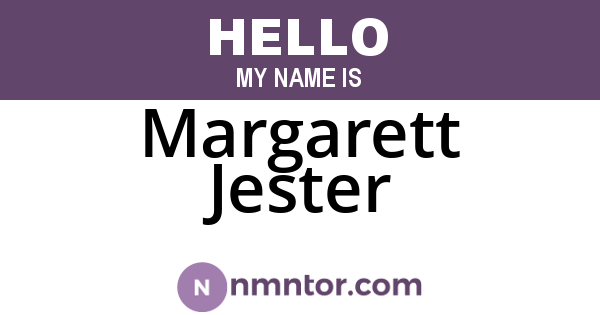 Margarett Jester