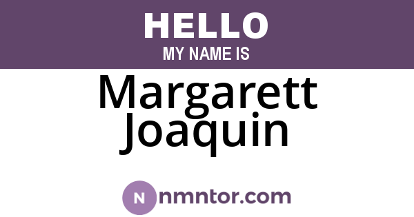 Margarett Joaquin