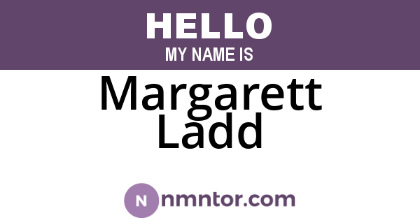 Margarett Ladd