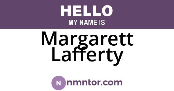 Margarett Lafferty