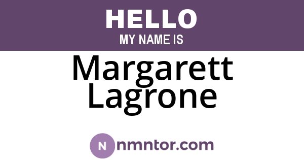 Margarett Lagrone