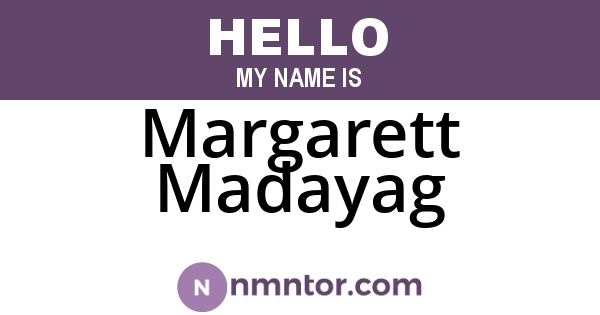 Margarett Madayag