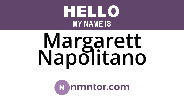 Margarett Napolitano